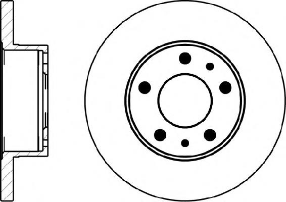 8DD355104391 HELLA диск гальмівний передній