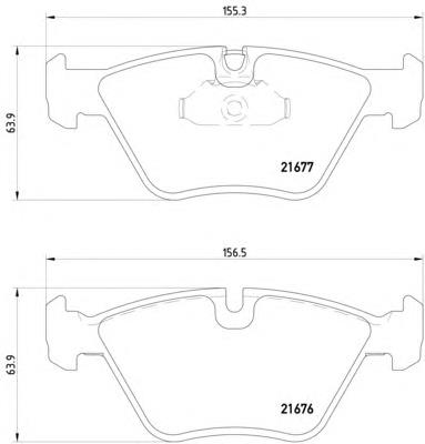 Купити 8DB355007961 HELLA Колодки гальмівні передні, дискові