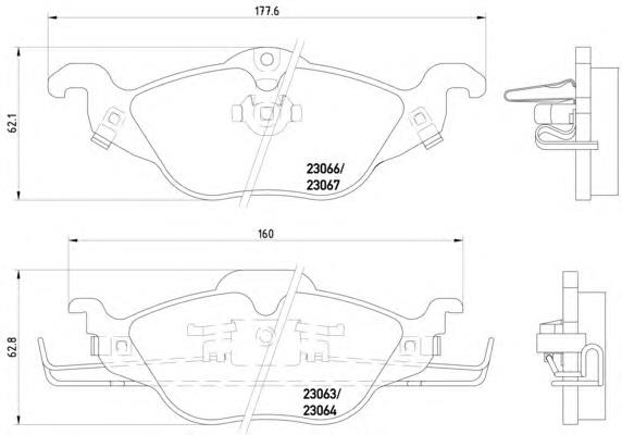 Тормозні колодки HELLA 8DB355008571