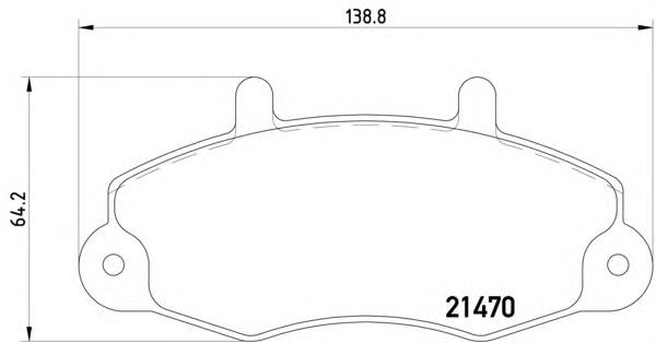 Колодки гальмівні передні, дискові 8DB355019371 HELLA