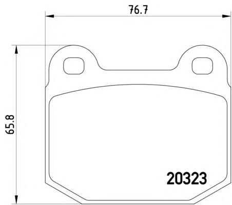 Колодки гальмівні передні, дискові 8DB355009061 HELLA