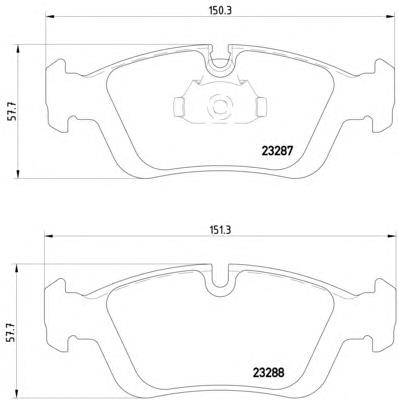 Передні тормозні колодки 8DB355008741 HELLA