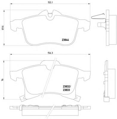 Гальмівні колодки HELLA 8DB355009221 ціна, від 24.92 USD