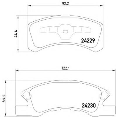 Колодки гальмівні передні, дискові 8DB355012051 HELLA