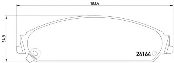 Купити 8DB355011891 HELLA Колодки гальмівні передні, дискові