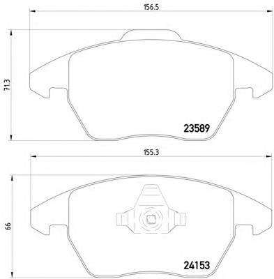 Купити 8DB355011811 HELLA Колодки гальмівні передні, дискові