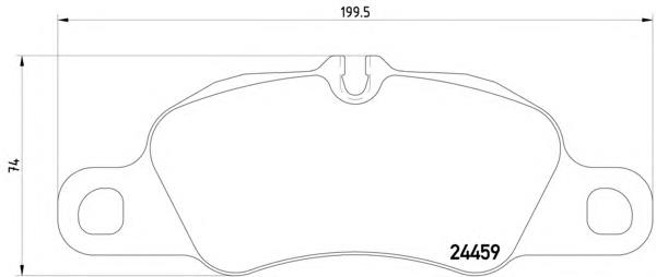 Купити 8DB355013801 HELLA Колодки гальмівні передні, дискові