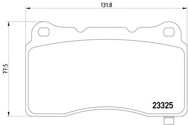 Купити 8DB355015481 HELLA Колодки гальмівні передні, дискові