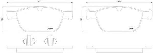 Гальмівні колодки HELLA 8DB355014541 ціна, від 59.94 USD