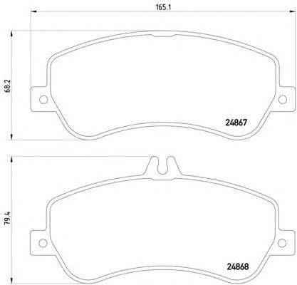 Купити 8DB355014221 HELLA Колодки гальмівні передні, дискові