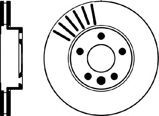 Диск гальмівний передній 8DD355104481 HELLA