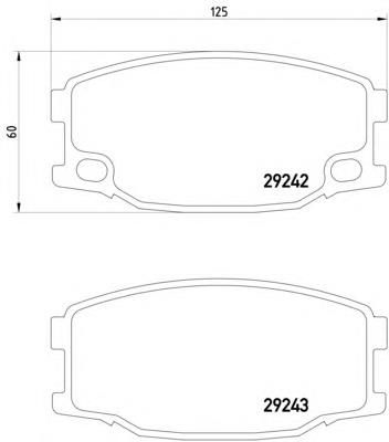 Купити 8DB355005571 HELLA Колодки гальмівні передні, дискові