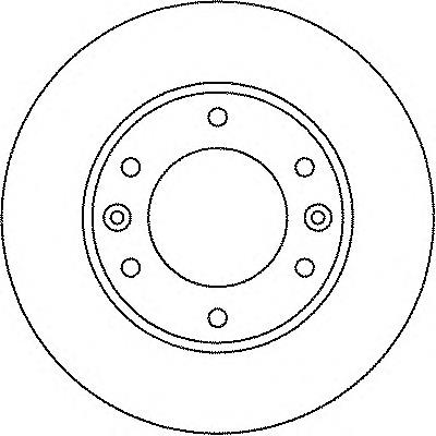 Диск гальмівний передній 8DD355114341 HELLA