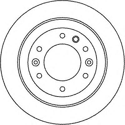 Диск гальмівний задній 8DD355114041 HELLA