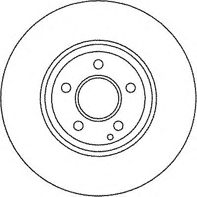 Диск гальмівний передній HELLA 8DD355114231
