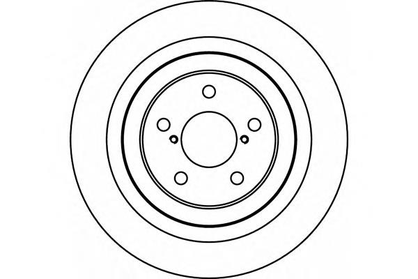 Диск гальмівний задній 8DD355113791 HELLA