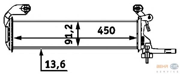 Радіатор 8MK376712661 HELLA