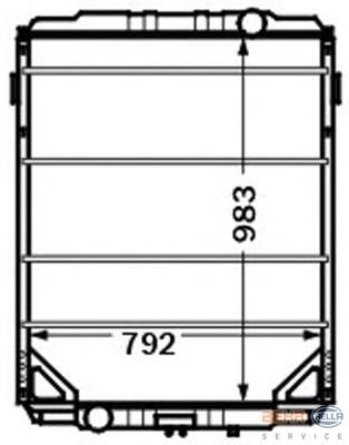 Радіатор охолодження Sampa Otomotiv‏ 079375