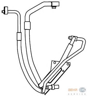 Купити 4755458 Ford Шланг кондиціонера, від компресора до радіатора
