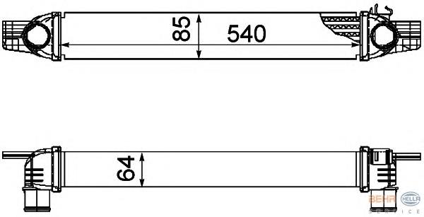 Інтеркулер 8ML376746531 HELLA