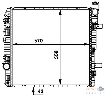 Радіатор основний NRF 53891 ціна, від 298.77 USD