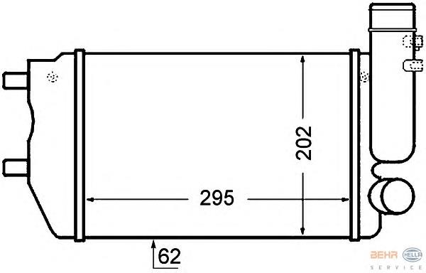 Інтеркулер 8ML376727571 HELLA