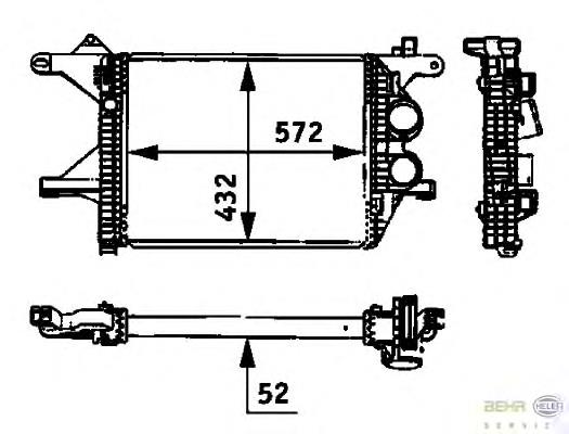Інтеркулер 8ML376723781 HELLA