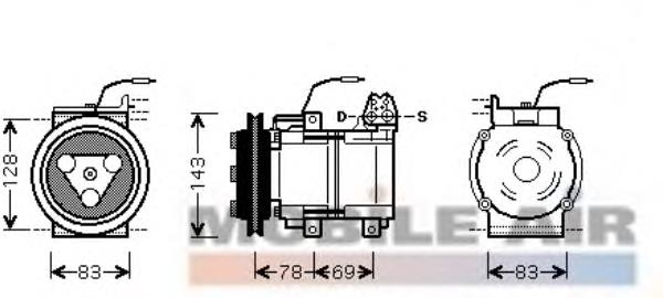Компресор системи кондиціювання Mahle Original ACP1236000P ціна, від 98.73 USD