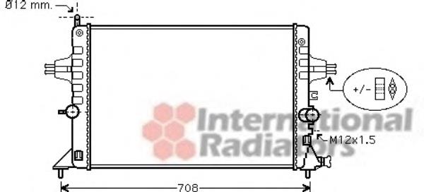 Радіатор основний VAN Wezel 37002440 ціна, від 65.59 USD