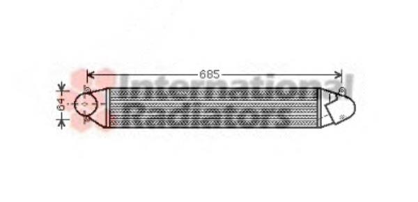 Радіатор інтеркулера Maxgear AC618303