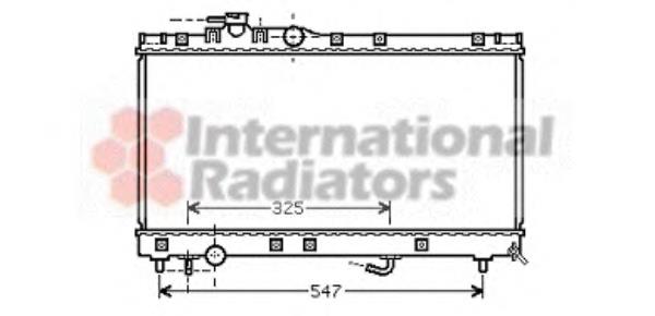 53002350 VAN Wezel Радіатор охолодження двигуна