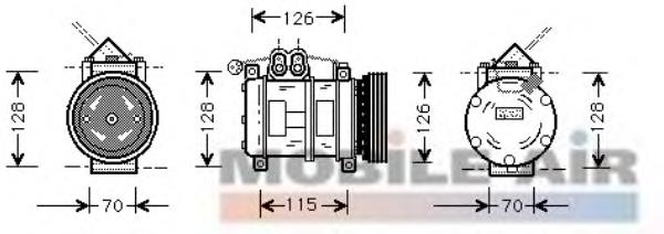 64528391695 BMW Компресор холодоагенту