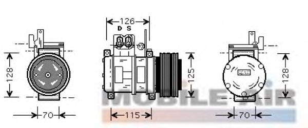 8390740 BMW Компресор холодоагенту