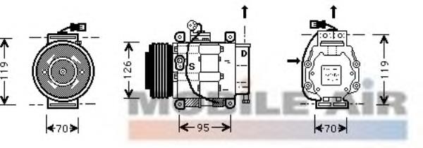 7741901 Fiat/Alfa/Lancia Компресор холодоагенту
