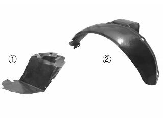 Підкрилок переднього крила, правий передній Renault (RVI) 7700823579 ціна, від 263.64 USD