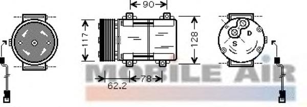 Купити 1416530 Ford Компресор кліматичної установки