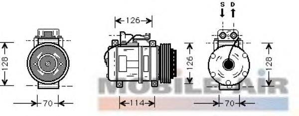 Купити A000230051180 Mercedes Компресор кліматичної установки