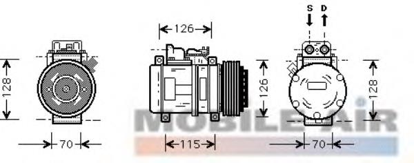 Купити A0002303711 Mercedes Компресор кліматичної установки