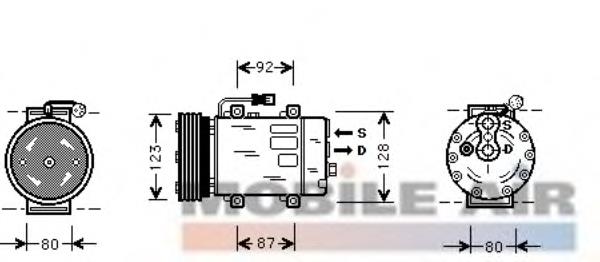 Компресор кондиціонера 3200K152 VAN Wezel