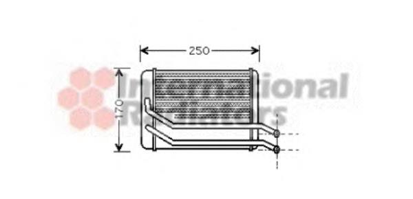 82006118 VAN Wezel радіатор пічки (обігрівача)