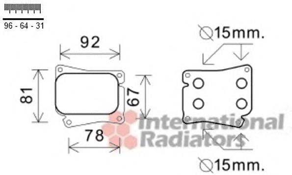 30003559 VAN Wezel Радіатор масляний