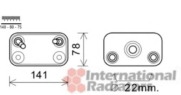Радіатор охолодження, АКПП VAN Wezel 06003406 ціна, від 33.94 USD