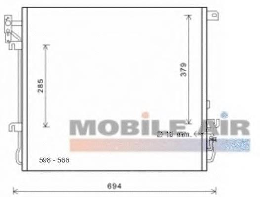 Купити AC830253 Maxgear Радіатор системи охолодження кондиціонера