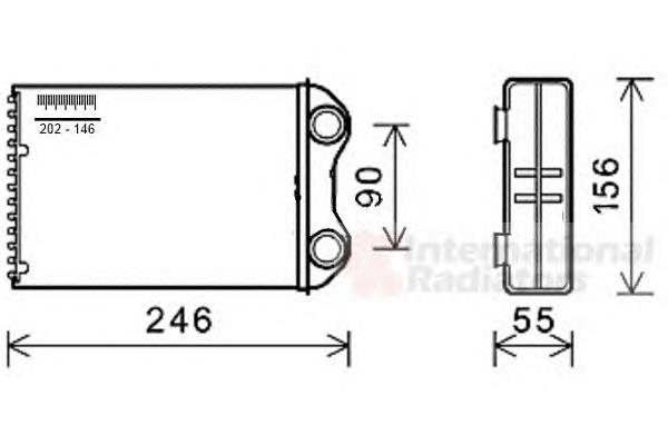 Радіатор пічки (обігрівача) Mahle Original AH251000S ціна, від 36.60 USD