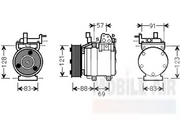 Насос кондиціонера Q-fix Q3730312