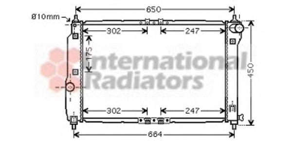 Радіатор основний VAN Wezel 81002067 ціна, від 50.96 USD