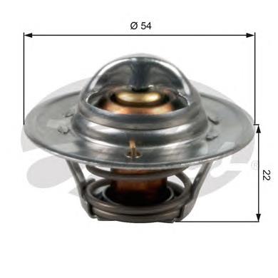 Автомобільний термостат Gates TH12792G1 ціна, від 7.49 USD