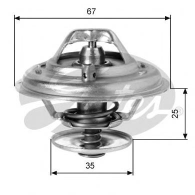 Автомобільний термостат Gates TH14392G1 ціна, від 15.79 USD
