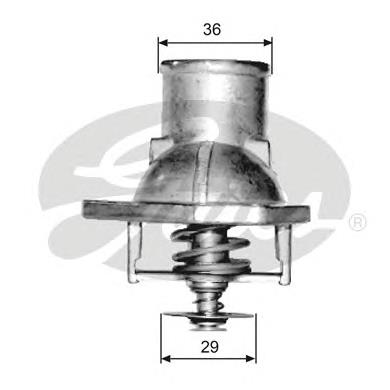 Автомобільний термостат Gates TH15182G1 ціна, від 13.19 USD