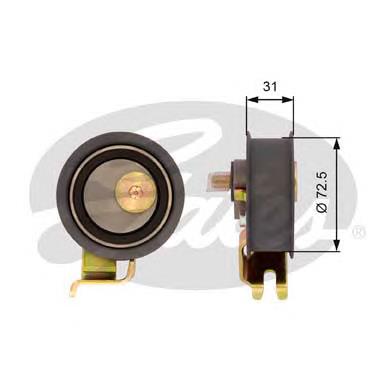 Ролик натягувача ременя ГРМ T43016 Gates